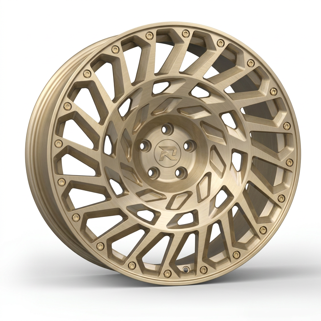 RZR CLXXIX forged wheel — Brushed Champagne Gold