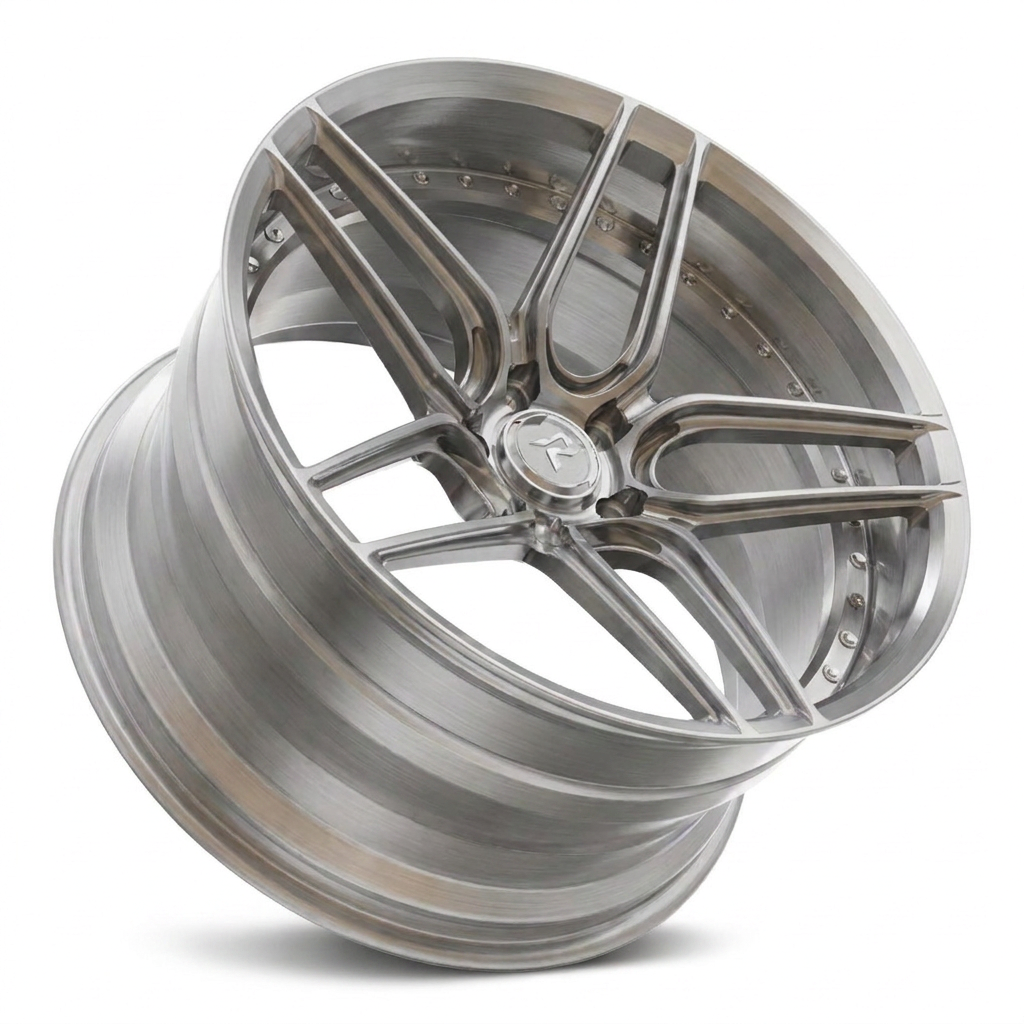 RZR IV forged wheel — Brushed Aluminium / Bronze Tinted Clear