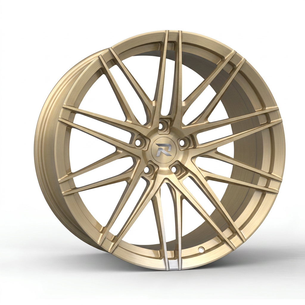 RZR CXCI forged wheel — Brushed Champagne Gold
