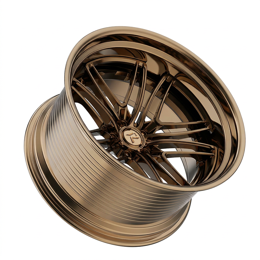 RZR LXVIII forged wheel — Tinted Bronze Chrome