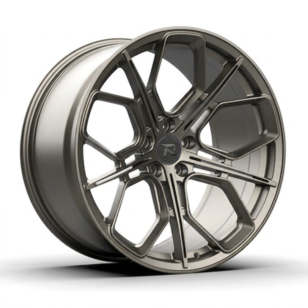 RZR CXXI forged wheel — Satin Titanium Grey