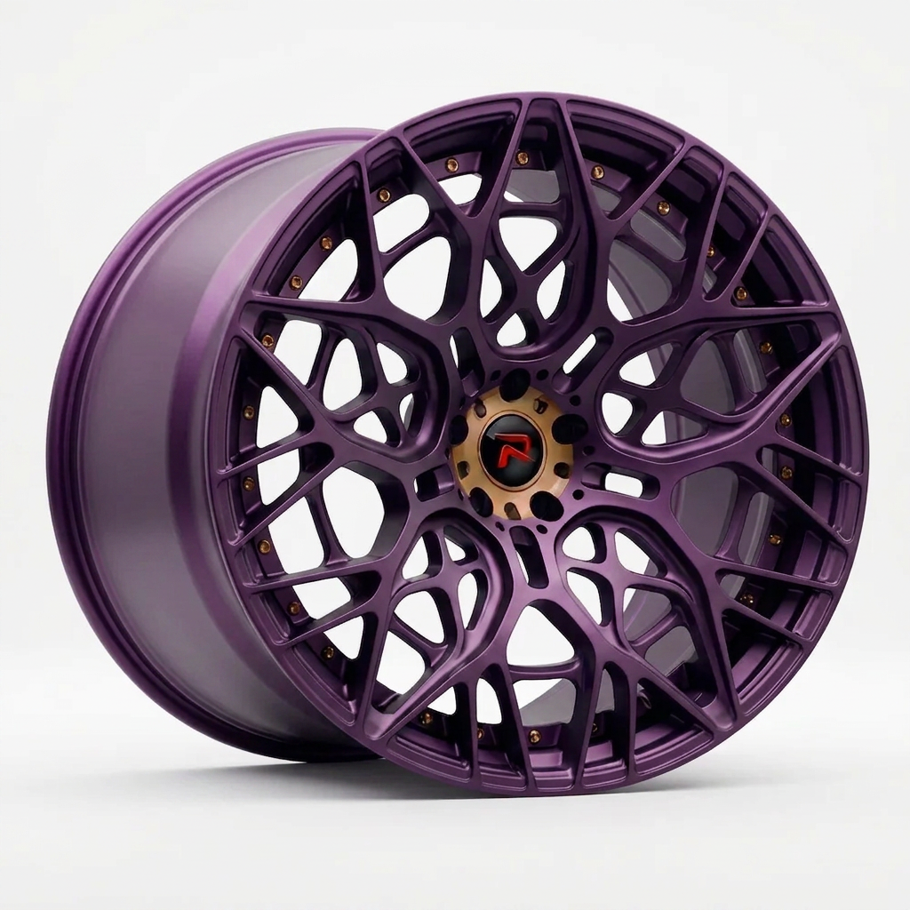 RZR LV forged wheel — Satin Purple Metallic