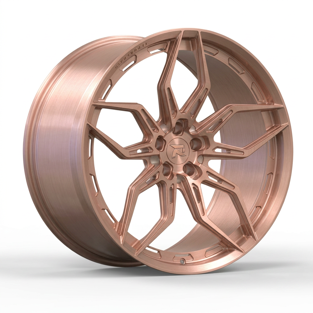 RZR CL forged wheel — Brushed Rose Gold