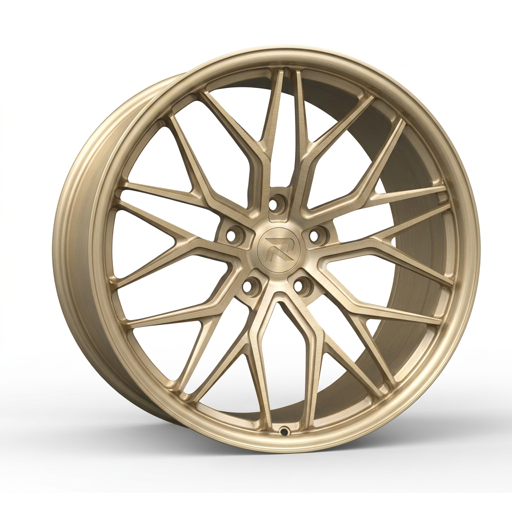 RZR CXXXI forged wheel — Brushed Champagne Gold