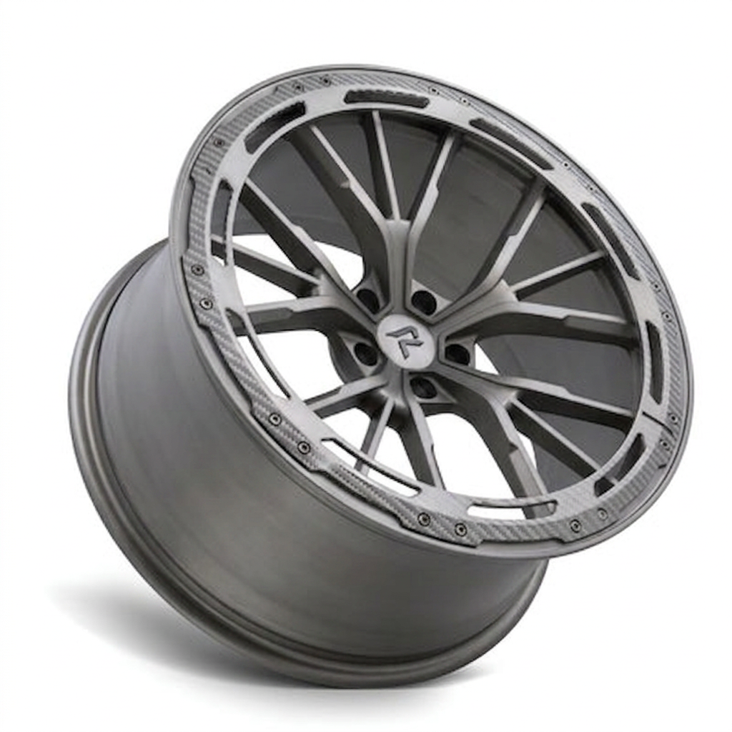RZR LXXXIV forged wheel — Satin Titanium Grey