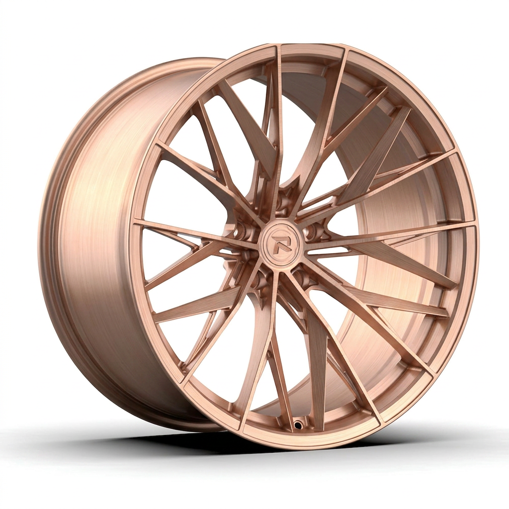 RZR CXXXVI forged wheel — Brushed Rose Gold
