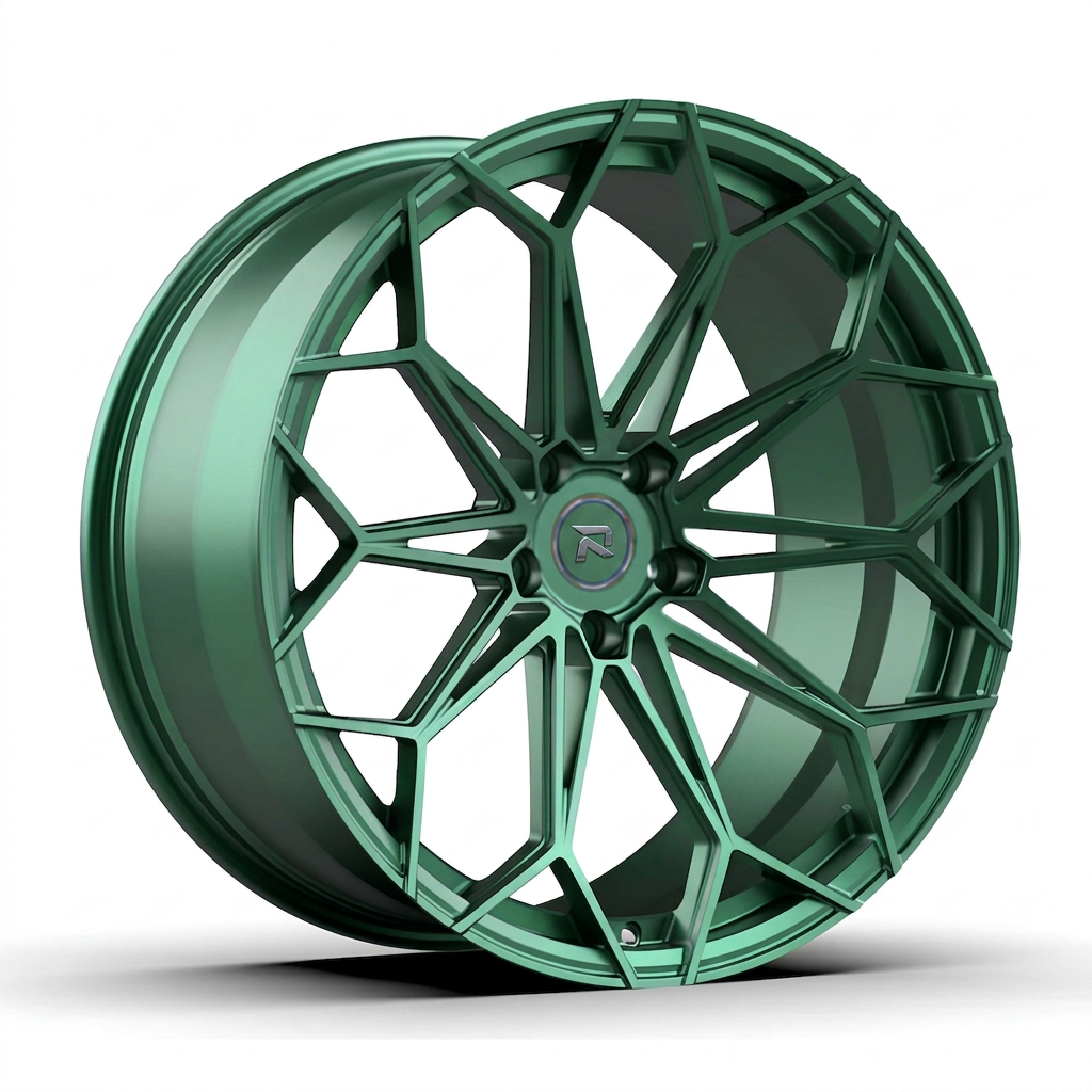 RZR CXXV forged wheel — Satin Emerald Metallic