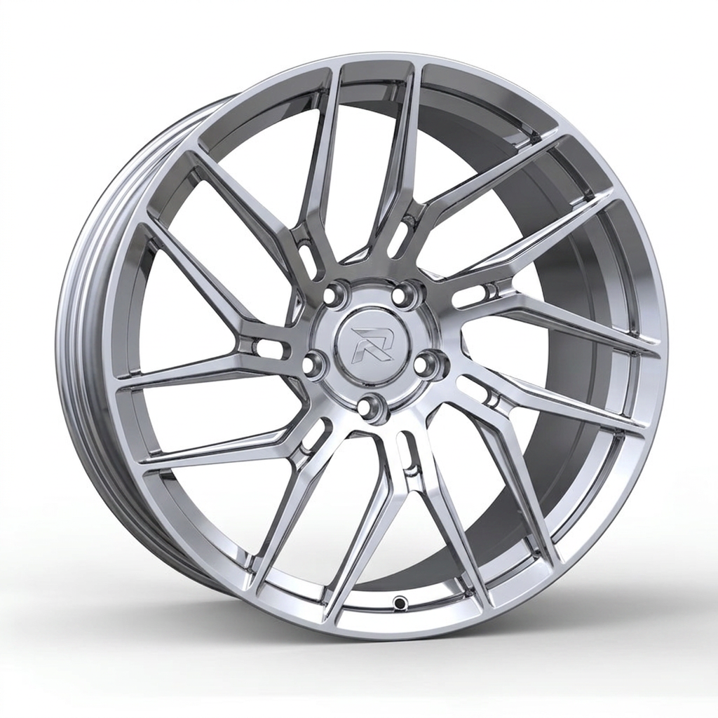 RZR CLXIII forged wheel — Full Polished Chrome