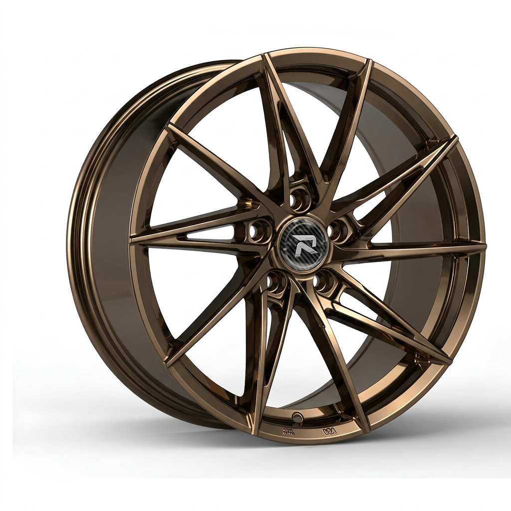 RZR CLXXXI forged wheel — Tinted Bronze Chrome