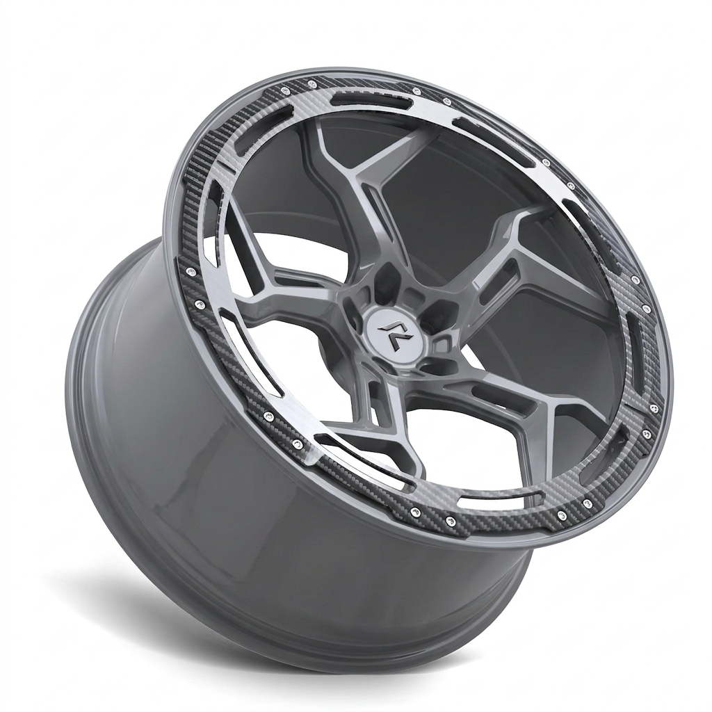 RZR LXXXVIII forged wheel — Gloss Nardo Grey