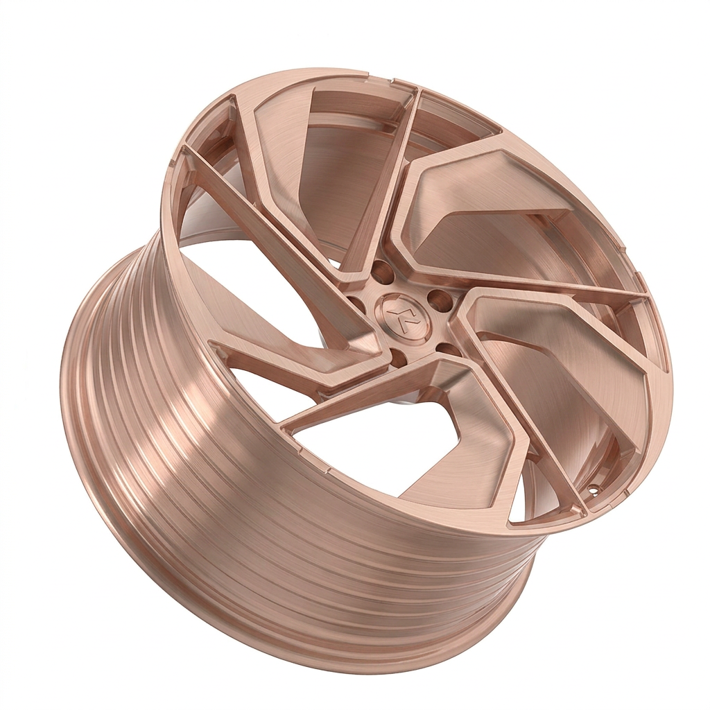 RZR LXXXI forged wheel — Brushed Rose Gold