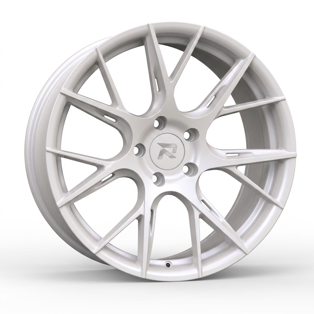 RZR CLXXVII forged wheel — Satin White Pearl