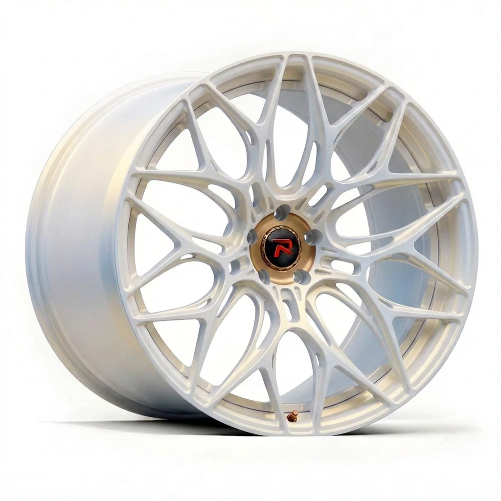 RZR XLVII forged wheel — Satin White Pearl