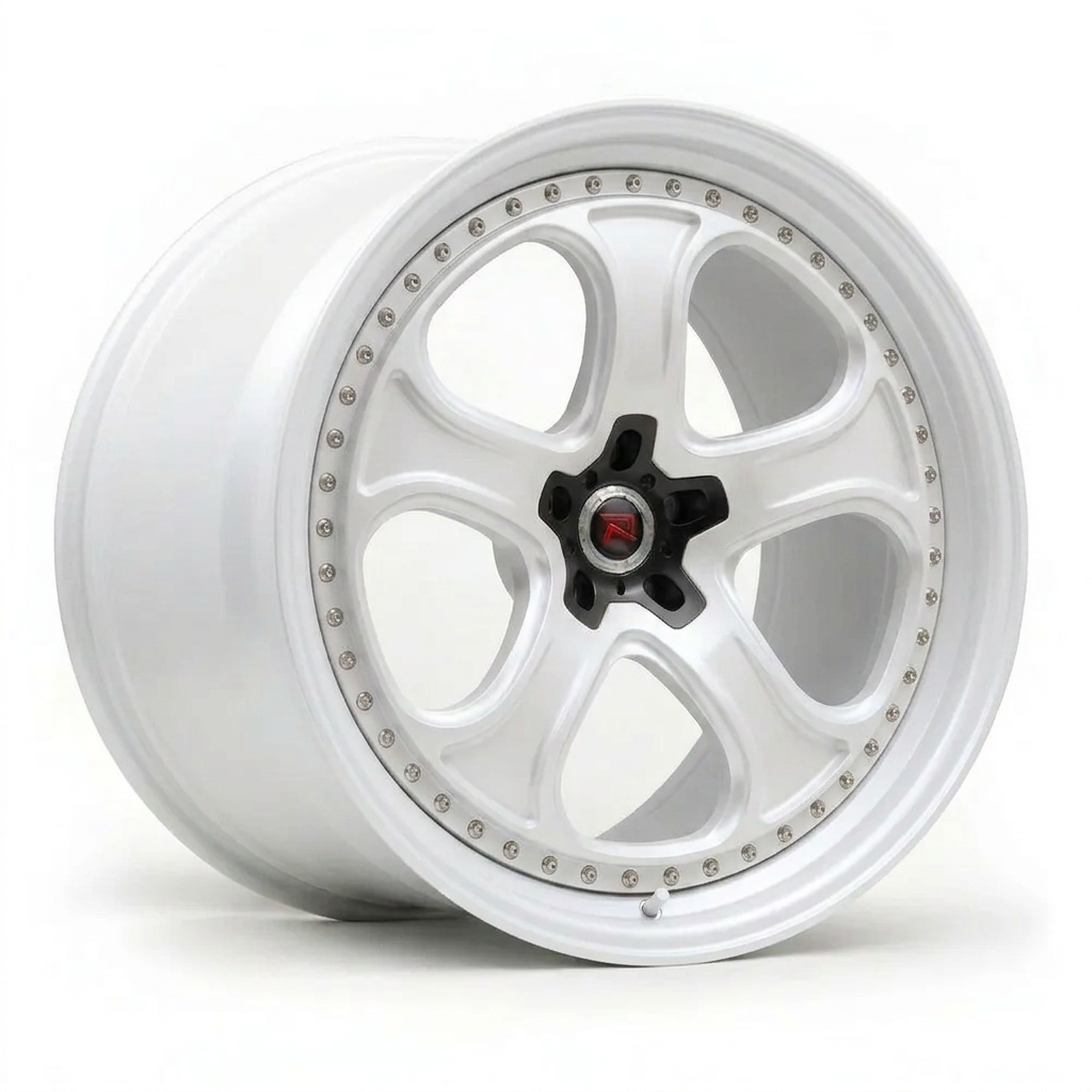 RZR XXVI forged wheel — Satin White Pearl