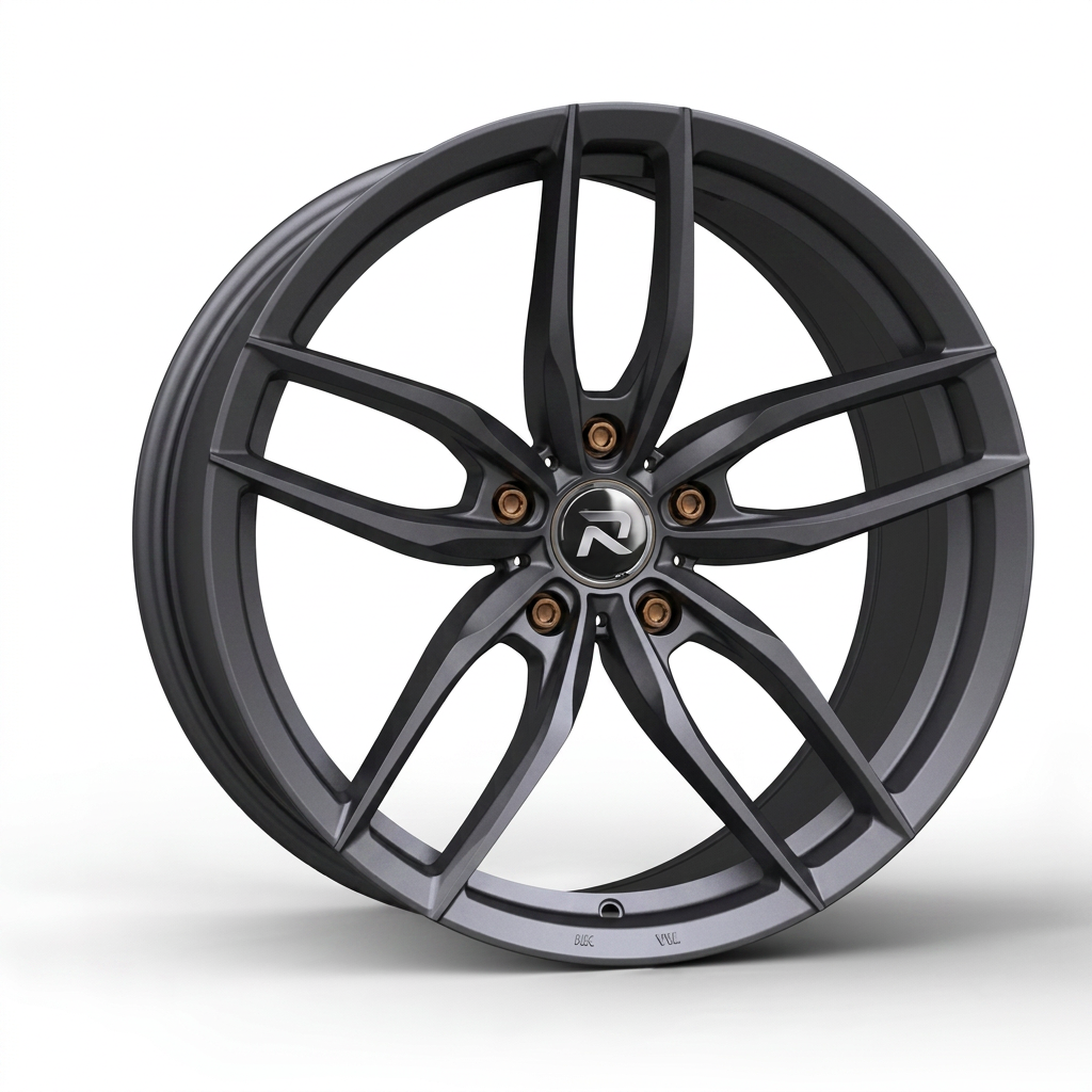 RZR CXCIII forged wheel — Matte Anthracite / Bronze Hardware