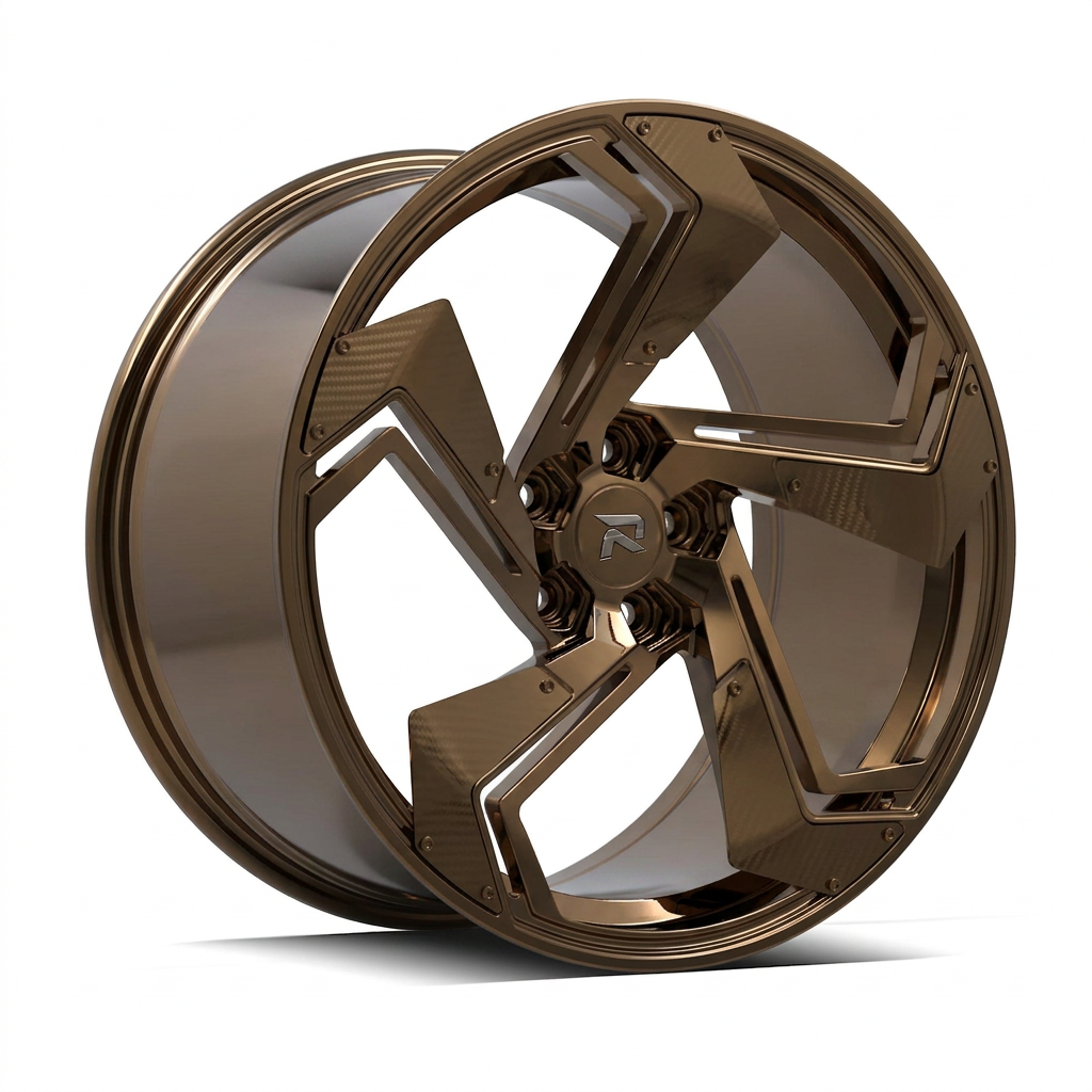 RZR CXXIV forged wheel — Tinted Bronze Chrome