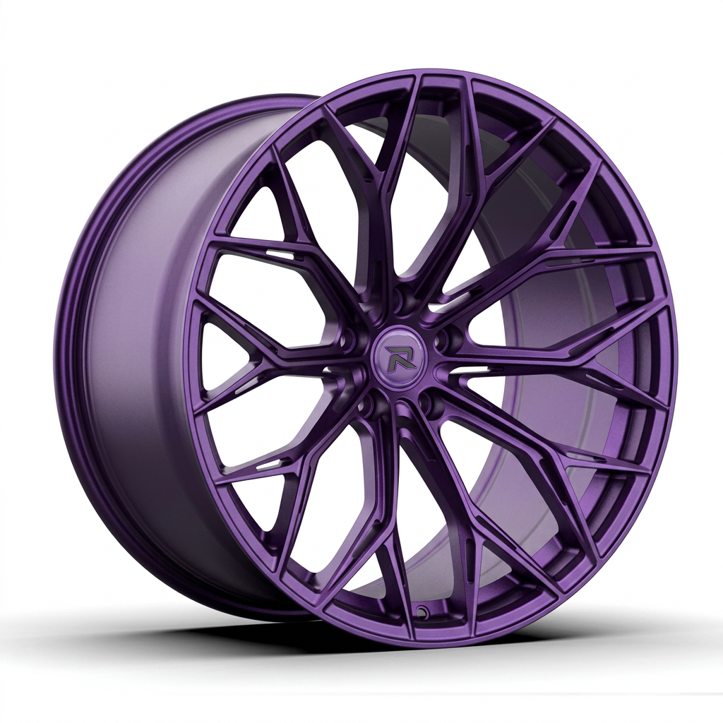 RZR CLI forged wheel — Satin Purple Metallic