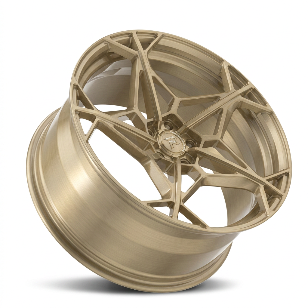 RZR XC forged wheel — Brushed Champagne Gold