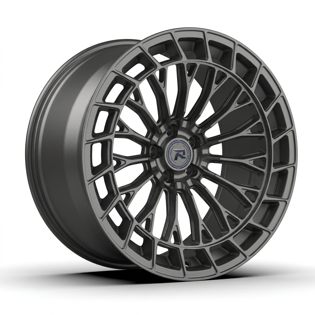 RZR CXIX forged wheel — Satin Gunmetal