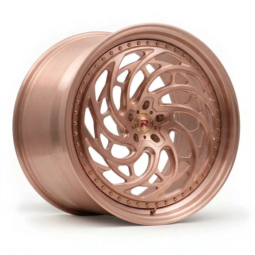 RZR XXVIII forged wheel — Brushed Rose Gold
