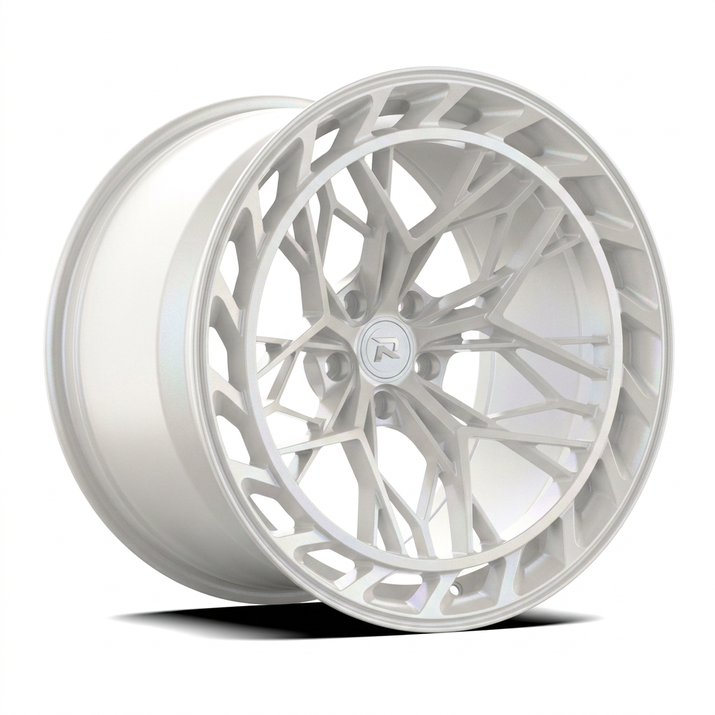 RZR CLXIX forged wheel — Satin White Pearl