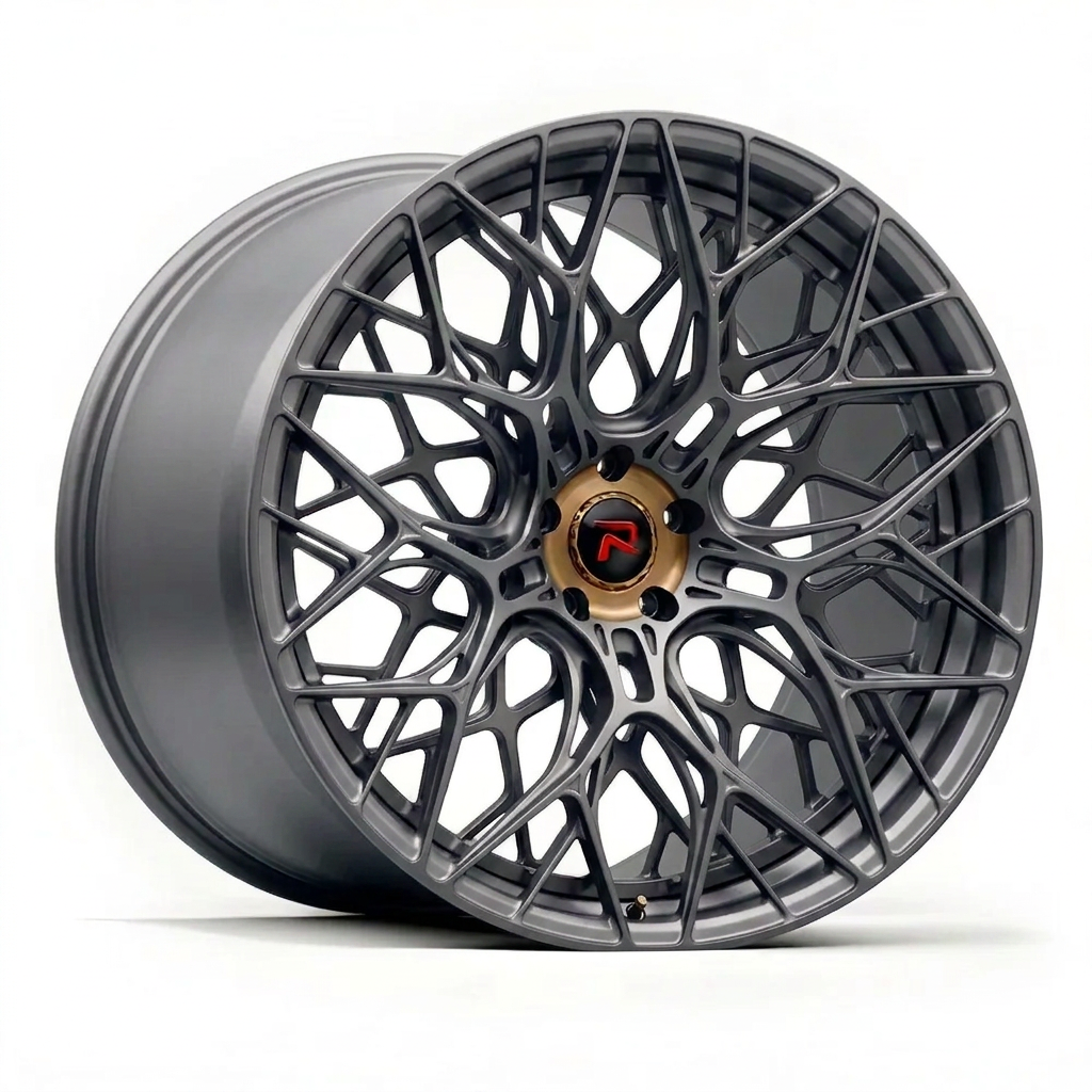 RZR LIII forged wheel — Satin Gunmetal