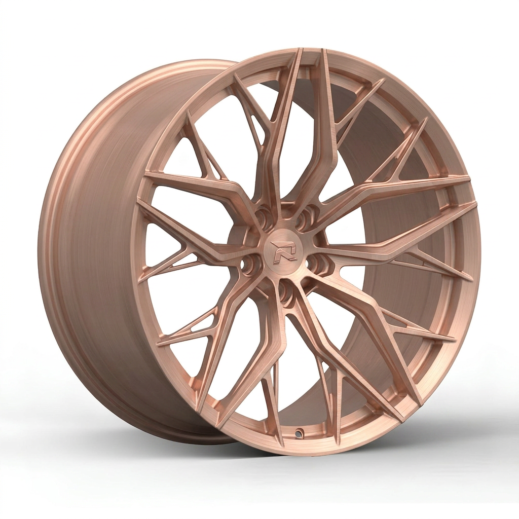 RZR CLXV forged wheel — Brushed Rose Gold
