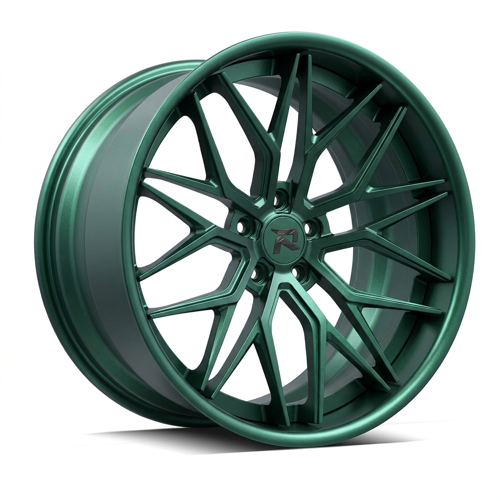 RZR XCV forged wheel — Satin Emerald Metallic