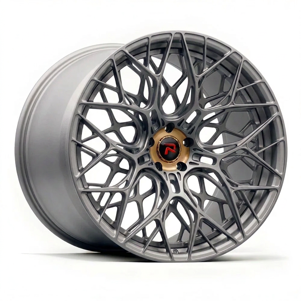 RZR LIII forged wheel — Satin Titanium Grey