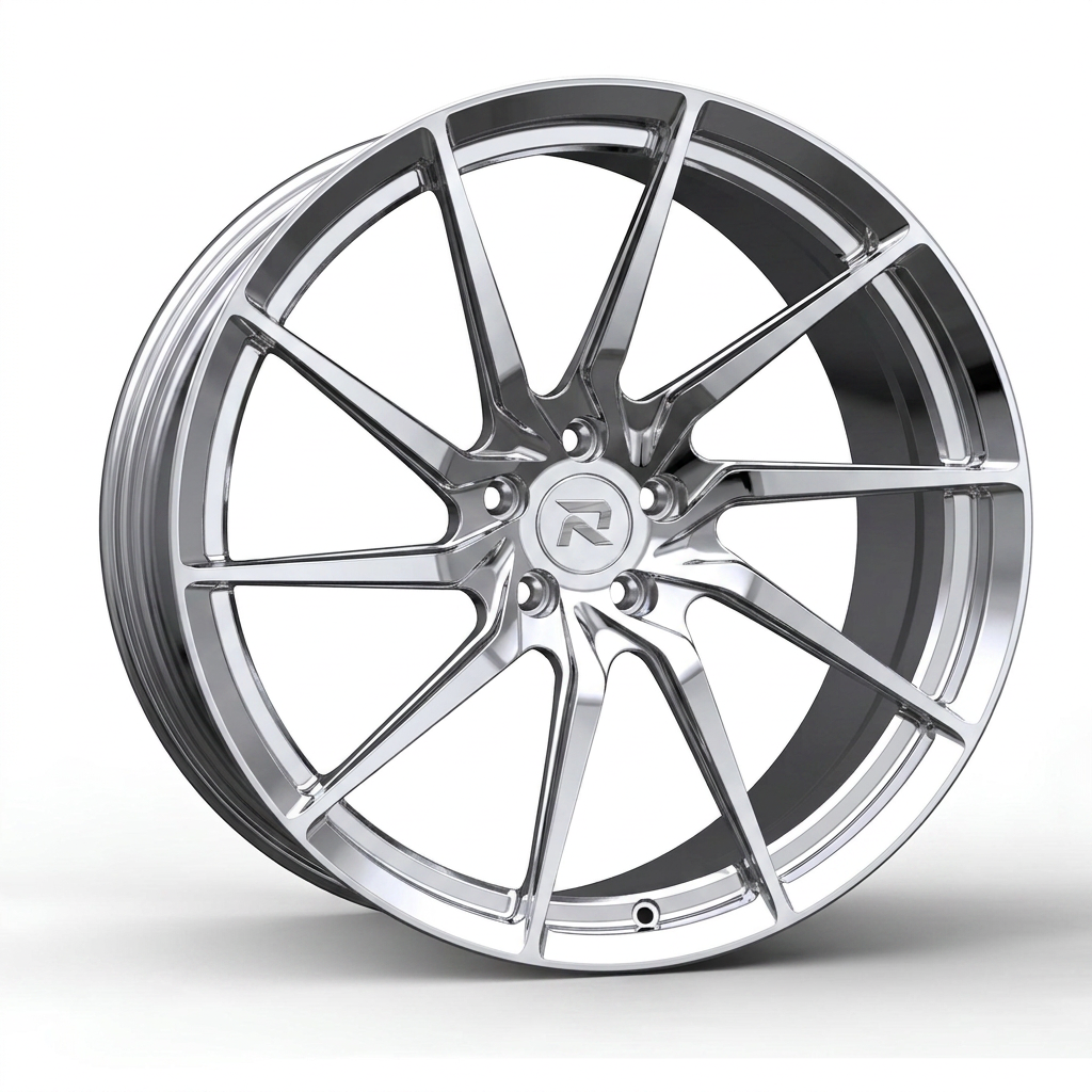 RZR CCIV forged wheel — Full Polished Chrome