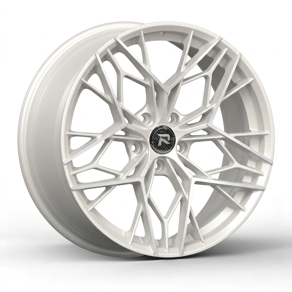 RZR CLVI forged wheel — Satin White Pearl
