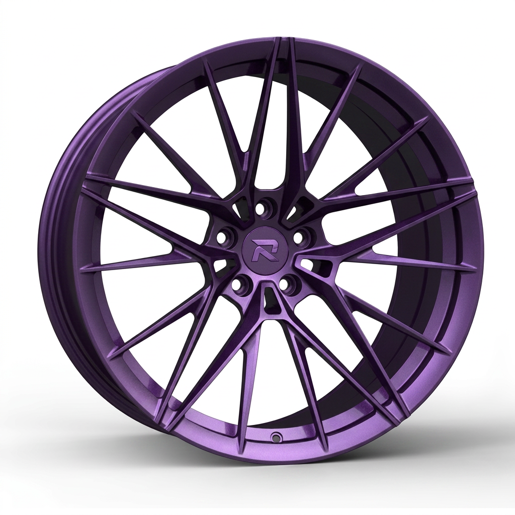 RZR CLXXXVII forged wheel — Satin Purple Metallic