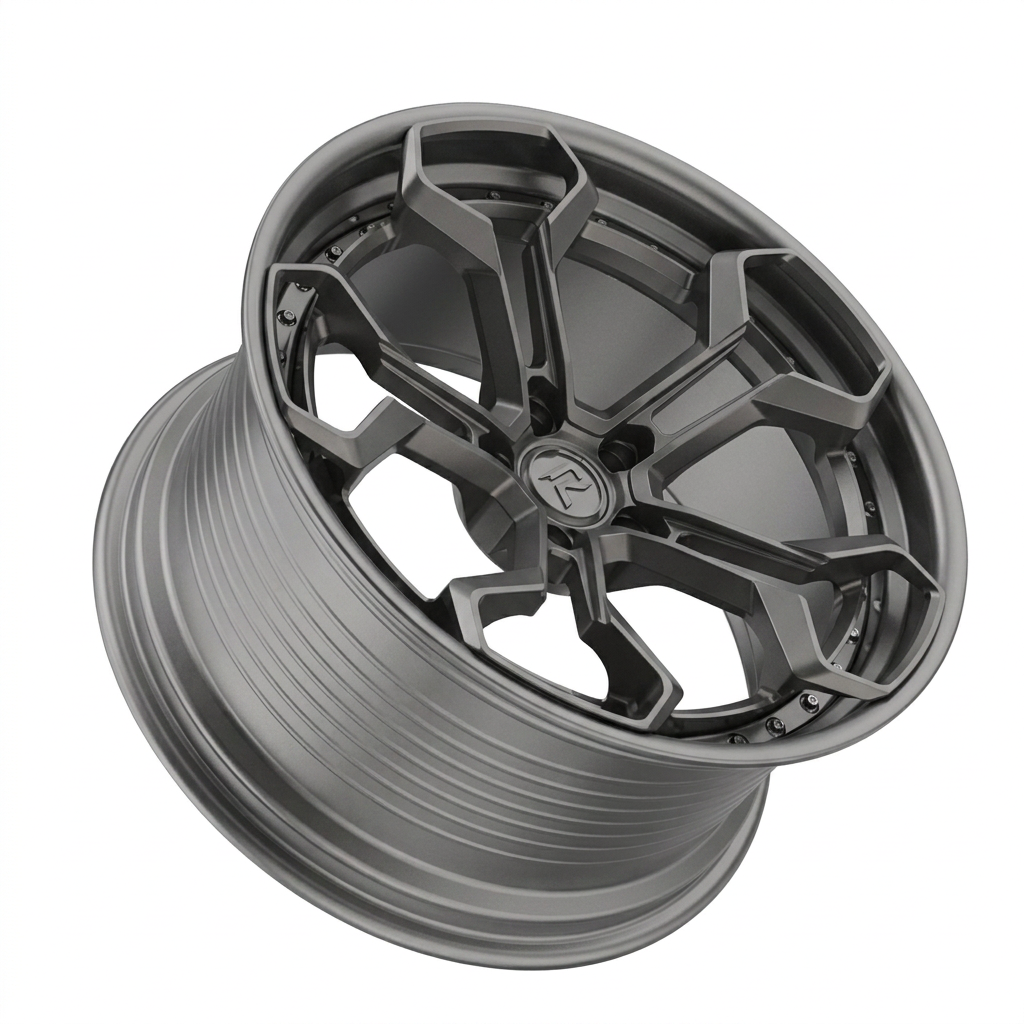 RZR LX forged wheel — Satin Titanium Grey