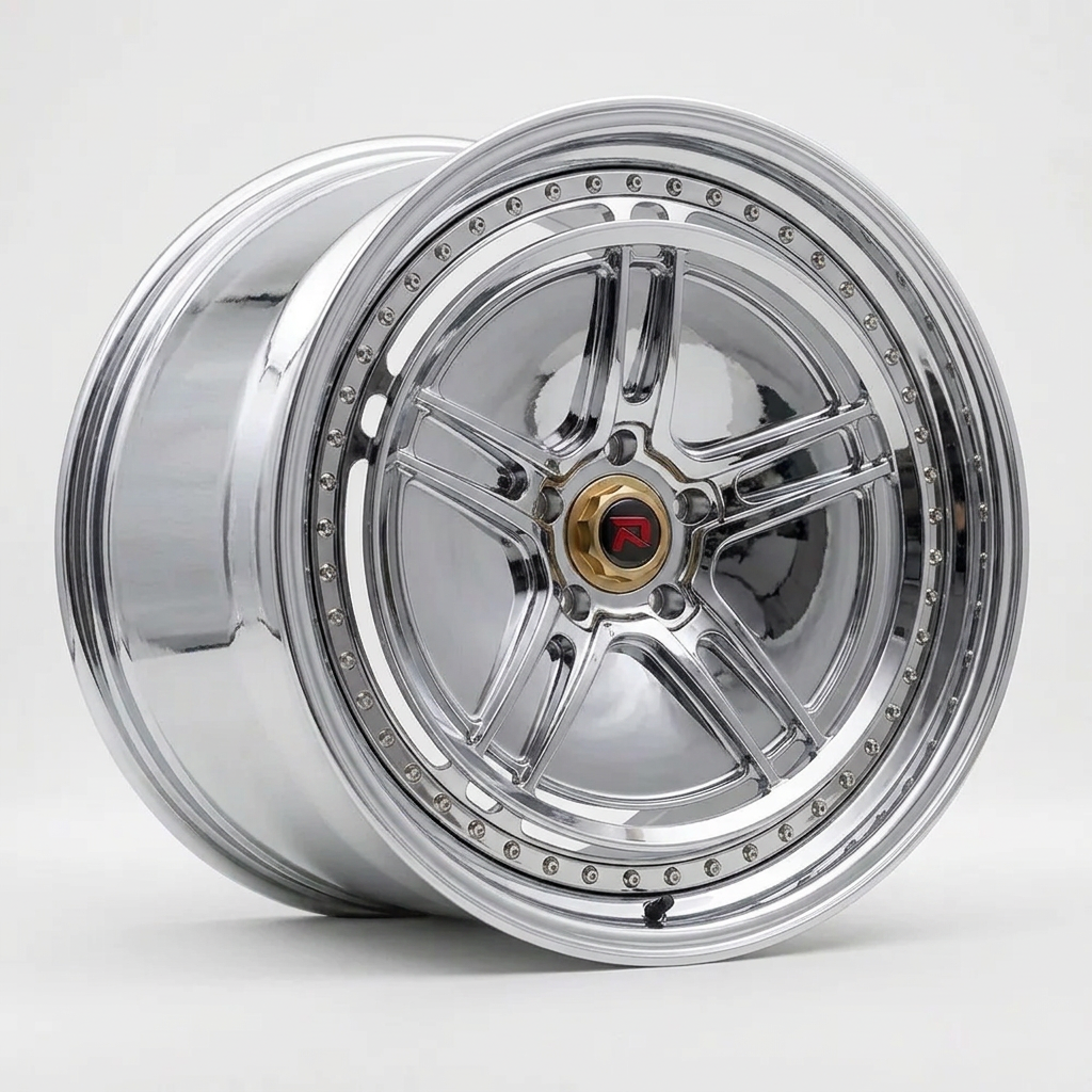 RZR XL forged wheel — Full Polished Chrome