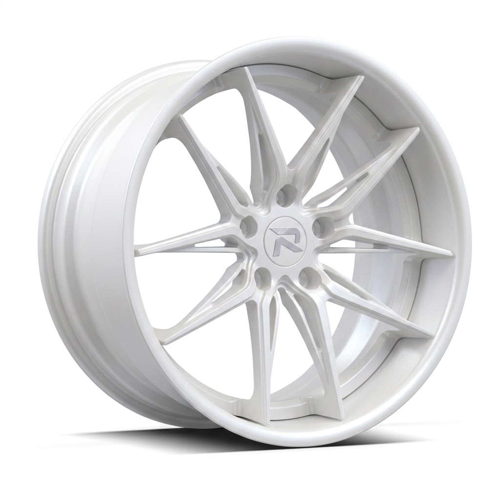 RZR C forged wheel — Satin White Pearl