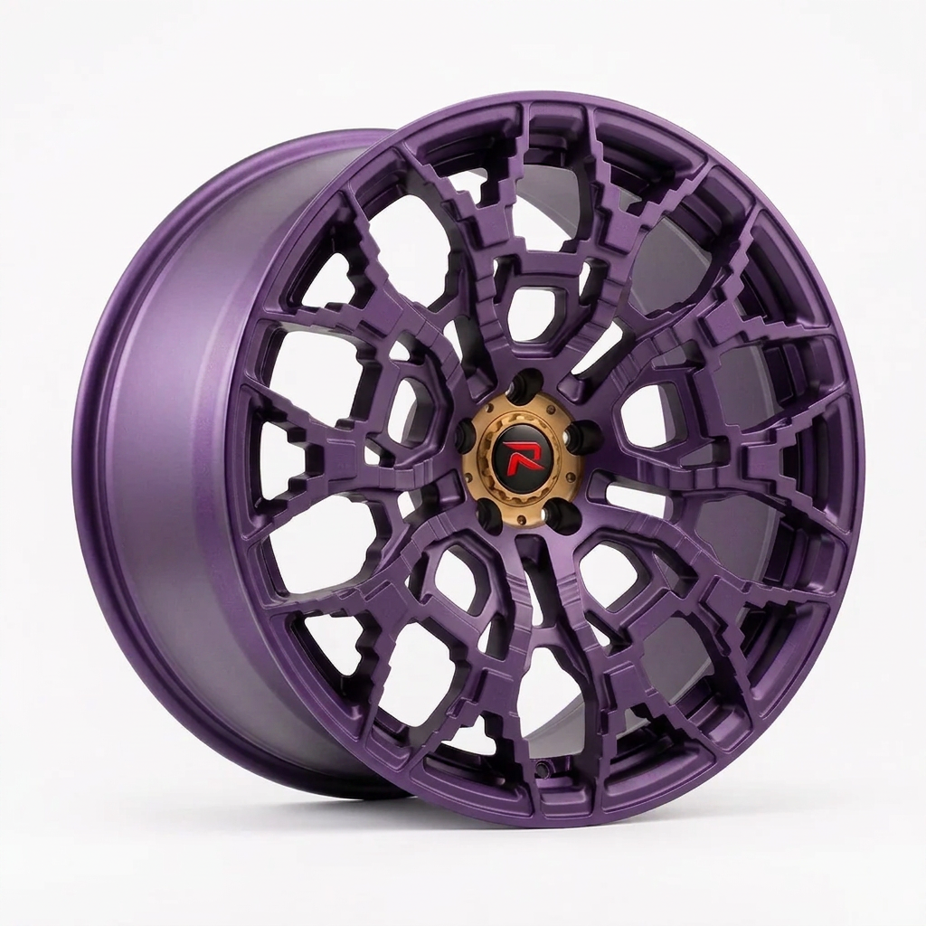 RZR XLIX forged wheel — Satin Purple Metallic