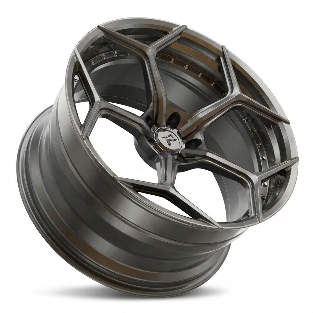 RZR VI custom forged wheel in Satin Gunmetal