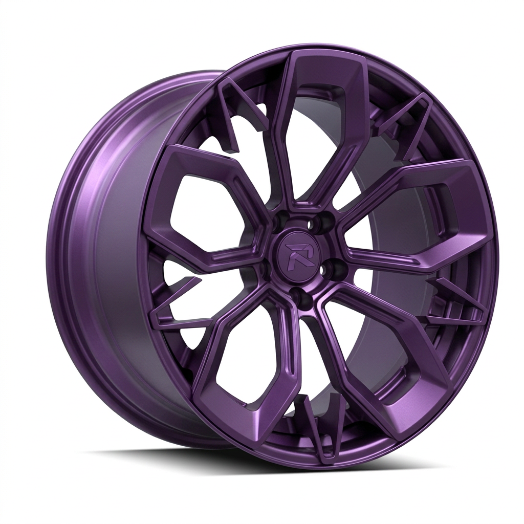 RZR CVI forged wheel — Satin Purple Metallic