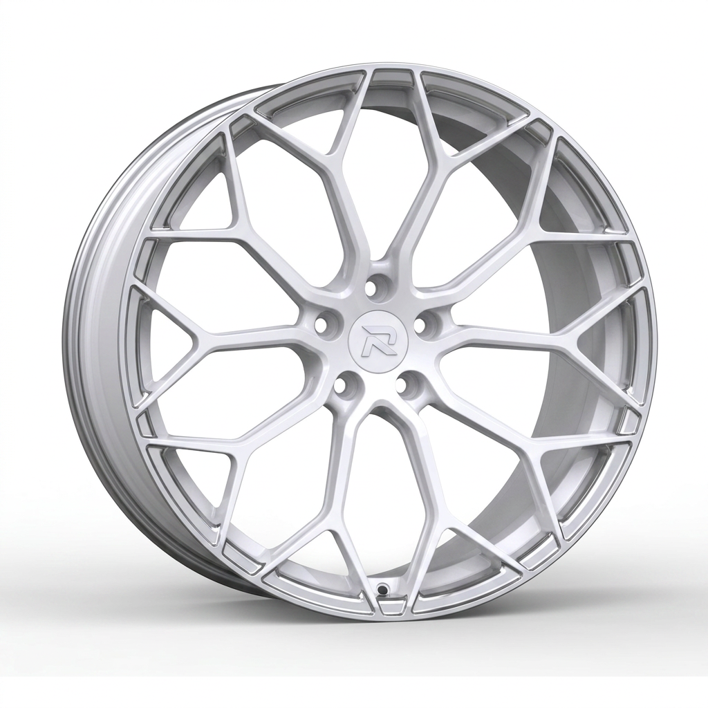 RZR CLXXXVIII forged wheel — Gloss White / Polished Lip