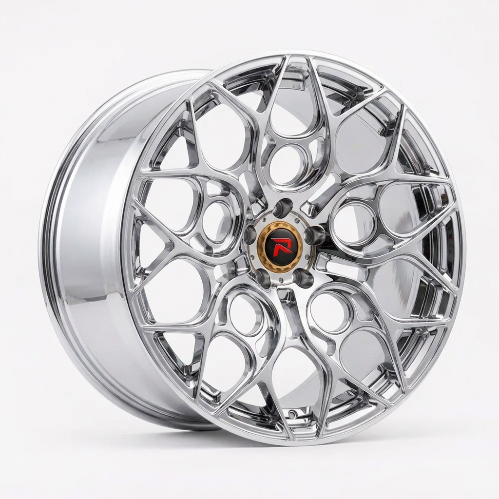 RZR XXXVI forged wheel — Full Polished Chrome