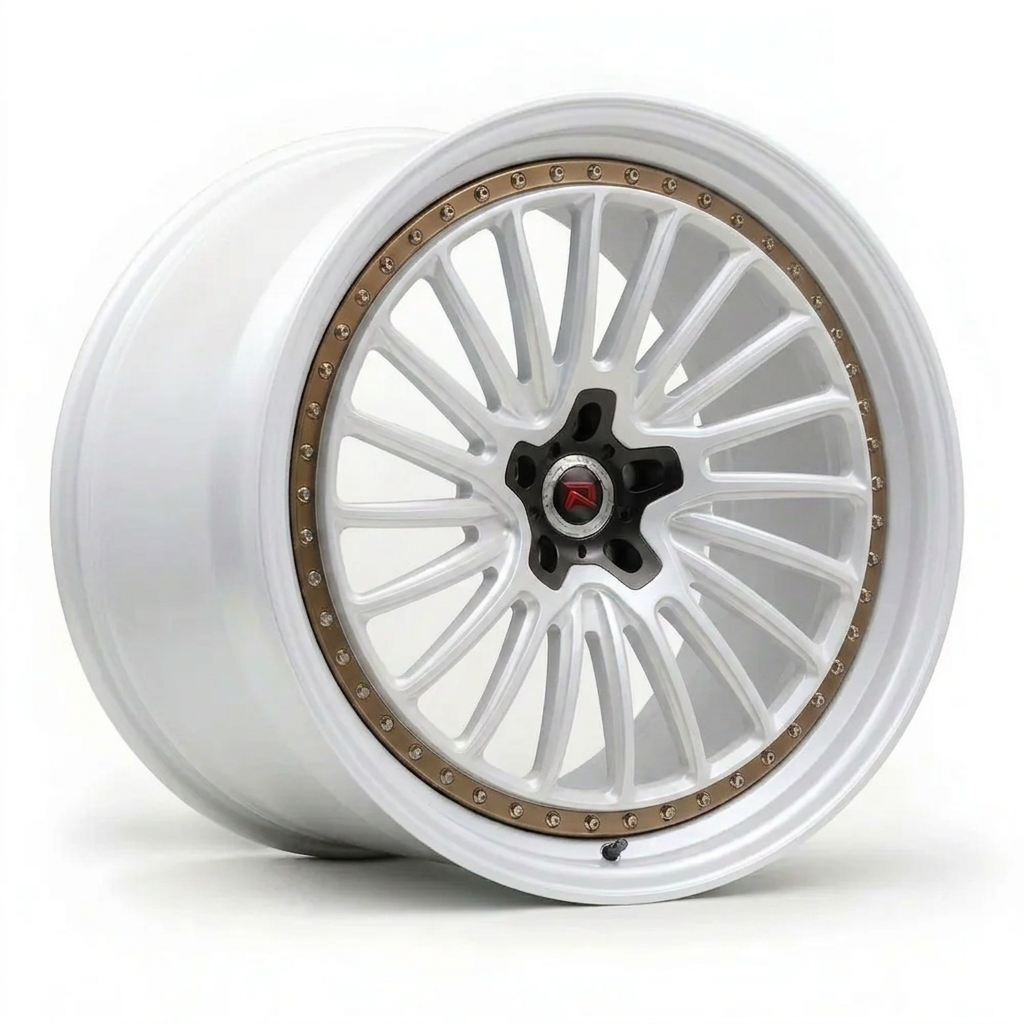 RZR XXV forged wheel — Satin White Pearl