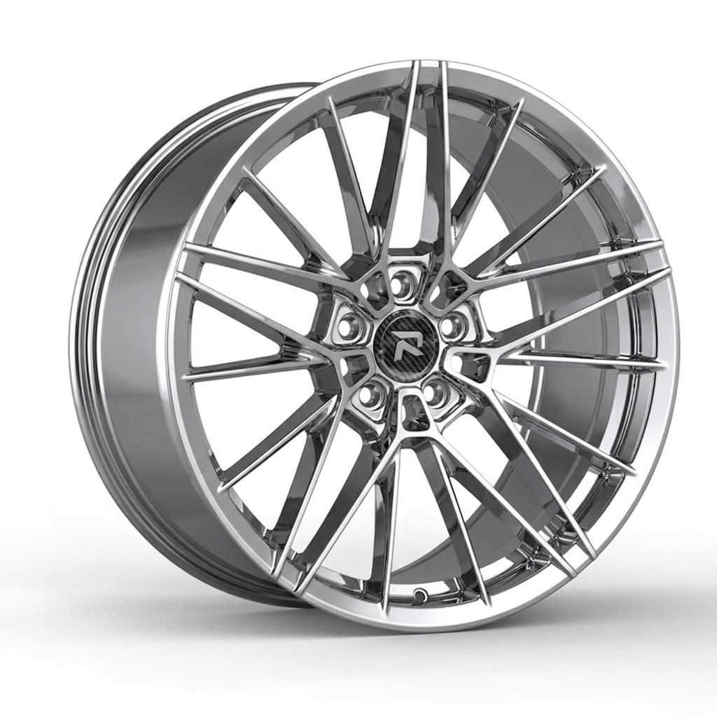 RZR CLVIII forged wheel — Full Polished Chrome