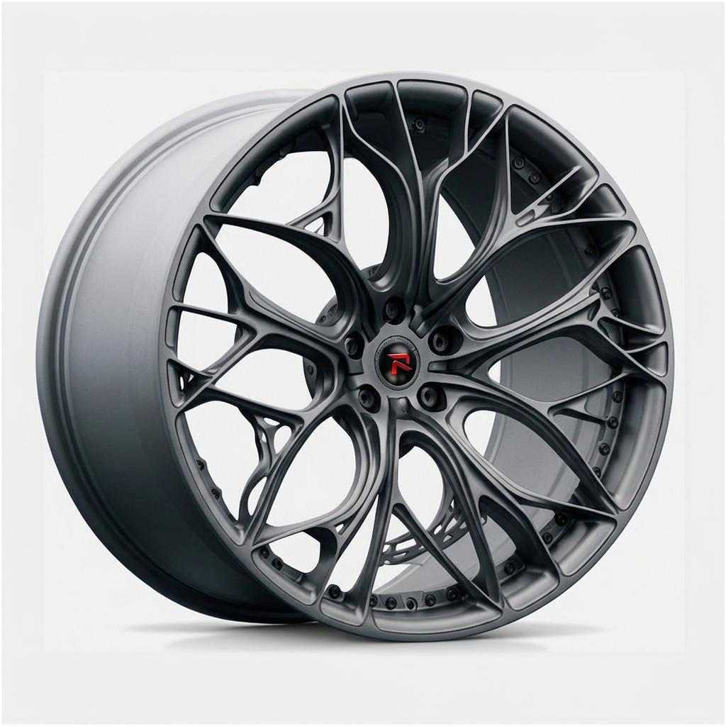 RZR XXI forged wheel — Satin Gunmetal