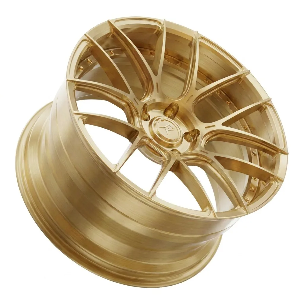 RZR II forged wheel — Brushed Gold