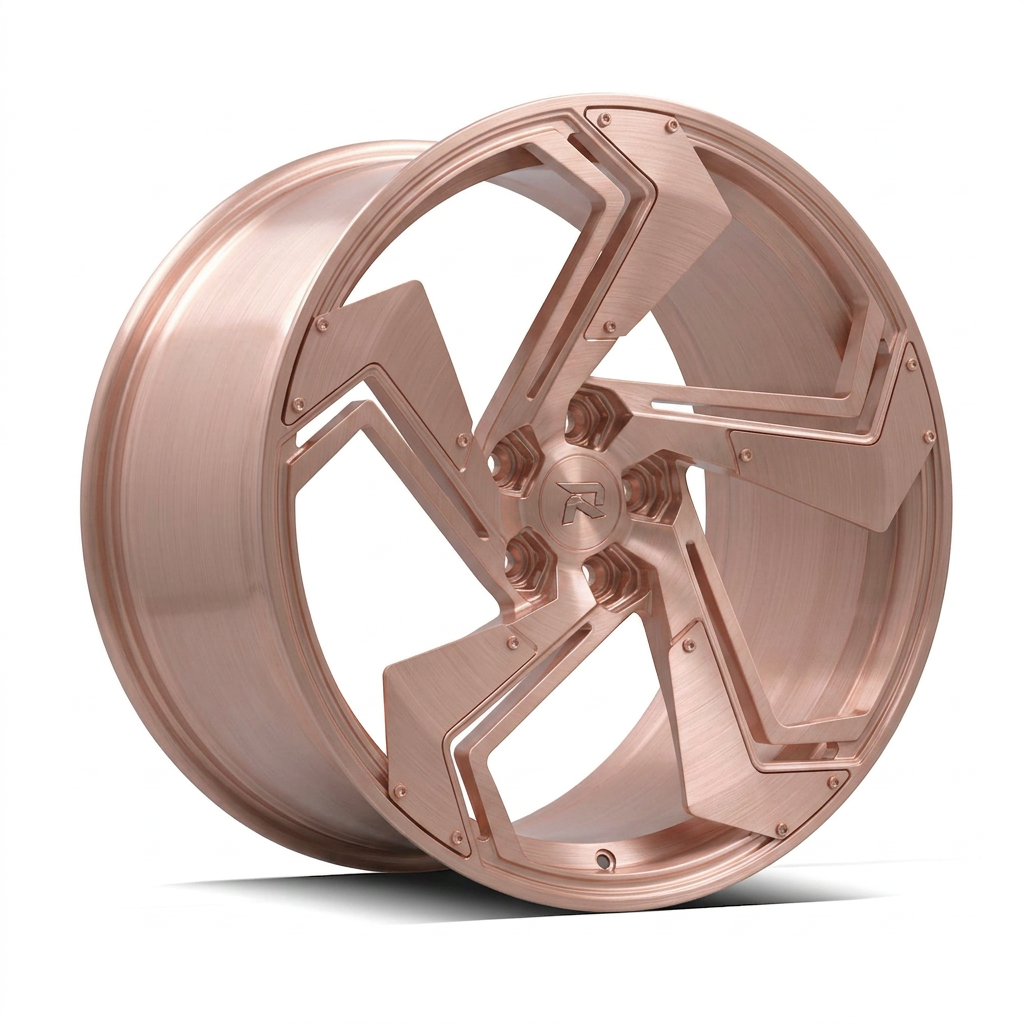 RZR CXXIV forged wheel — Brushed Rose Gold