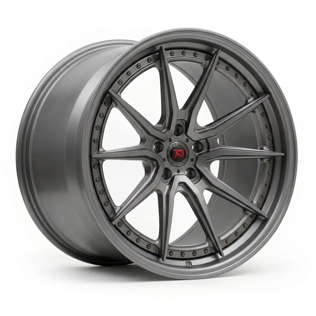 RZR XXIX forged wheel — Satin Titanium Grey