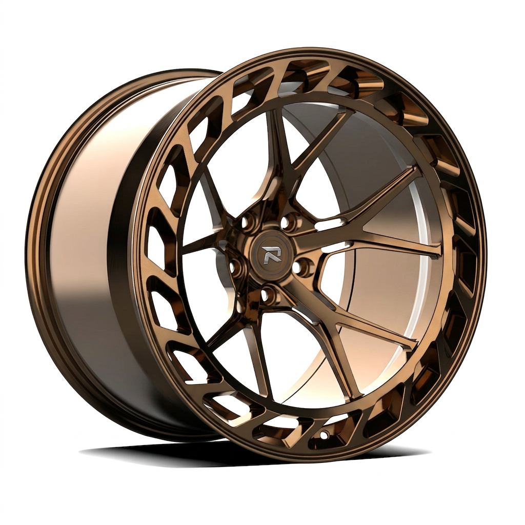 RZR CLXXXV forged wheel — Tinted Bronze Chrome