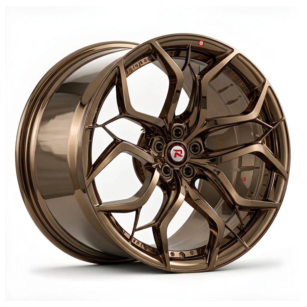 RZR XVIII forged wheel — Tinted Bronze Chrome