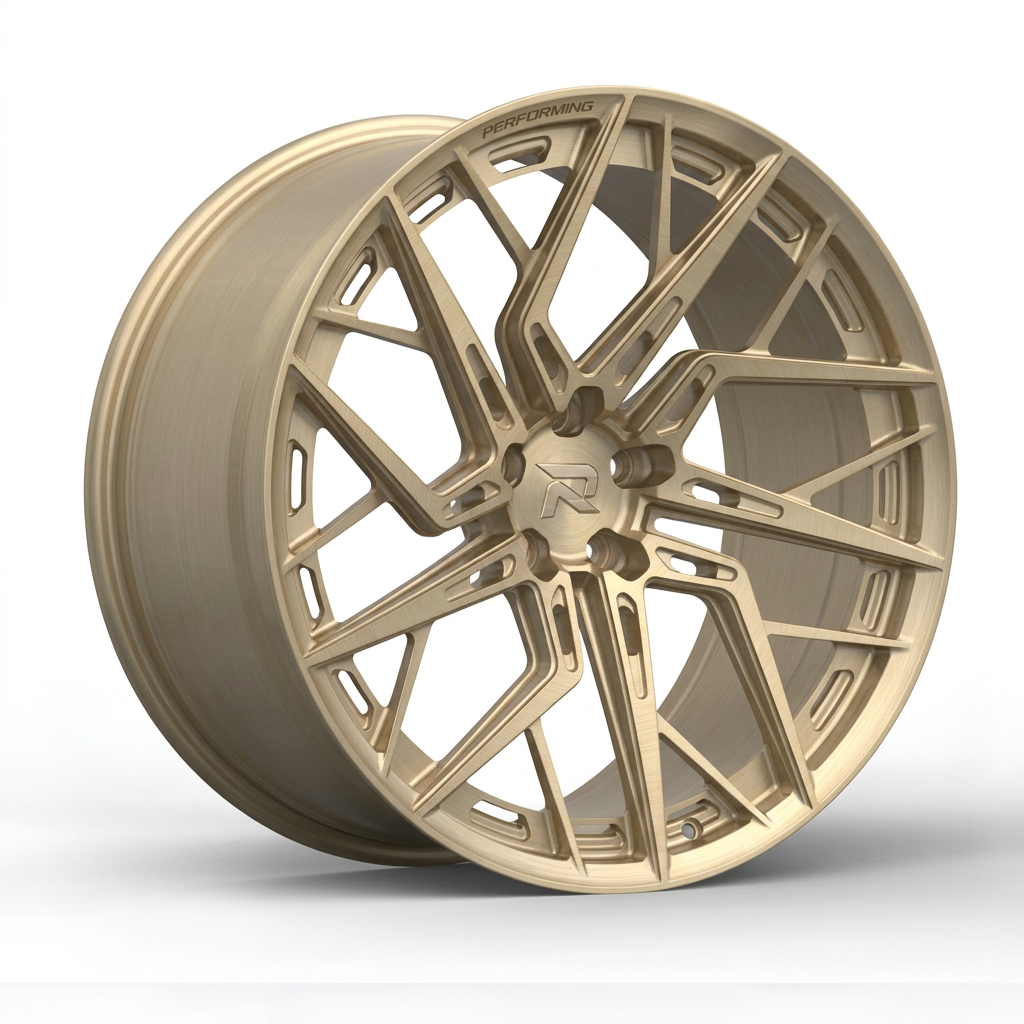 RZR CLIV forged wheel — Brushed Champagne Gold
