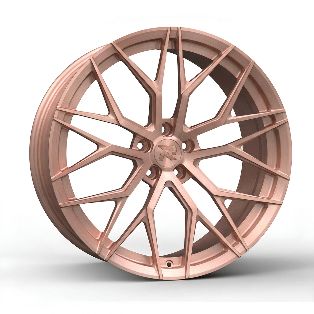 RZR CXXIX forged wheel — Brushed Rose Gold